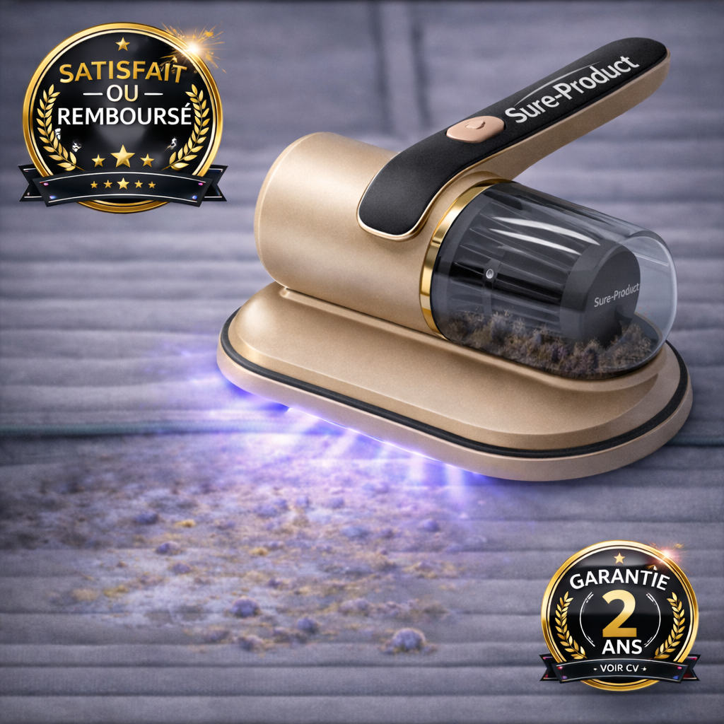 Aspirateur anti-acariens pour matelas & textiles