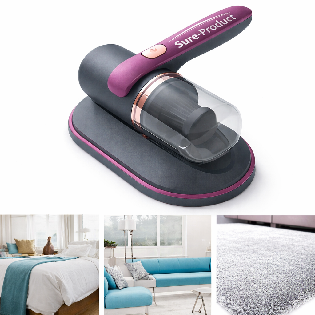 Aspirateur anti-acariens pour matelas & textiles