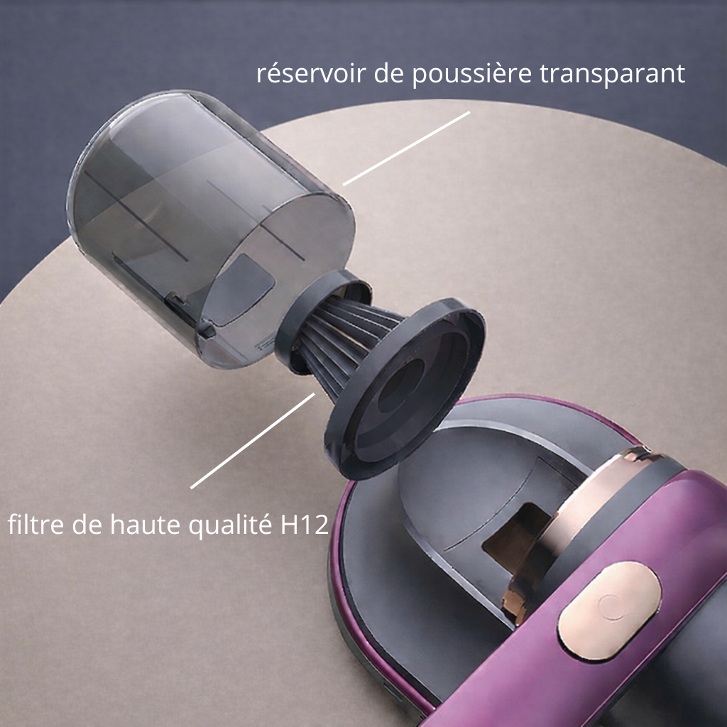 Aspirateur anti-acariens pour matelas & textiles